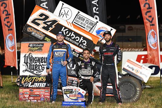 RICO'S GEM: Abreu Becomes Third Different Leader at Lucas Oil to Claim Diamond Classic Preliminary Win