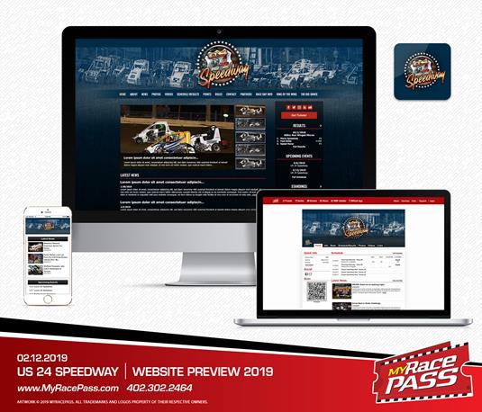 MyRacePass Develops New Track Website for US 24 Speedway