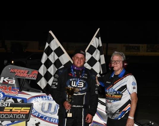 Burks Storms To Victory at Lakeside!