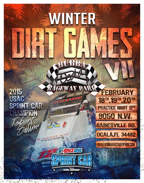 3 "Winter Dirt Games VII" Sprints at Ocala