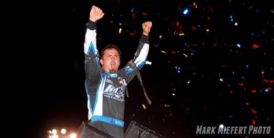 Seven Lead Changes Highlight Tim Kaeding’s World of Outlaws STP Sprint Car Series Victory at Kokomo Speedway