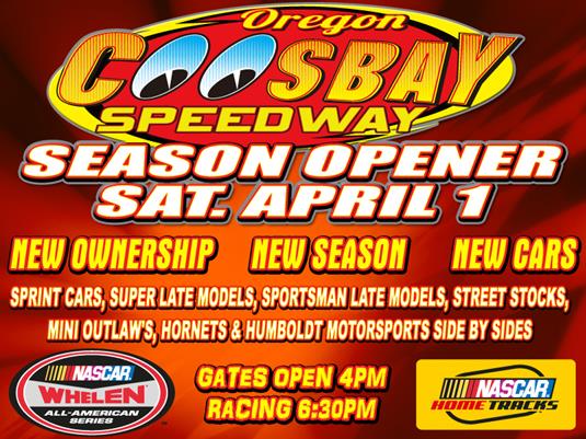 NASCAR Season Opener Saturday, April 1st