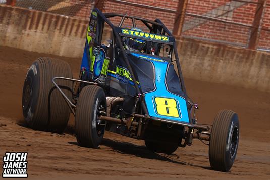 Kyle Steffens steers to seventh in Ted Horn 100 at DuQuoin State Fairgrounds