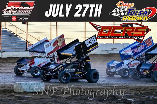 OCRS brings Sprint Series to Tulsa Speedway Saturday July 27th!