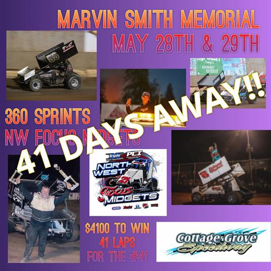 MARVIN SMITH MEMORIAL JUST 41 DAYS AWAY!!
