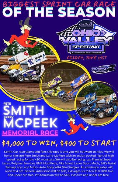 Pete Smith / Larry McPeek Memorial $4,000 to win - $400 to start