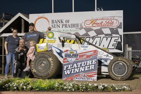 Ryan Zielski Survives Late Race Fireworks to Win at Angell Park