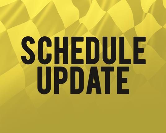 Schedule Update - Championship Night