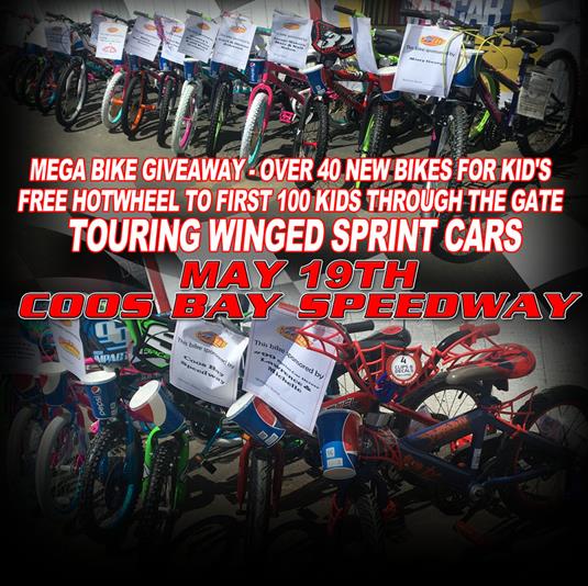 Mega Bike Giveway May 19th