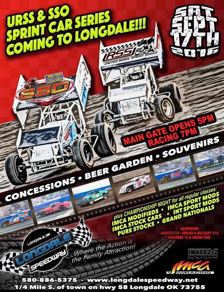 Longdale Speedway Welcomes Special Sprint Car Show Saturday as Championship Battles Will Conclude
