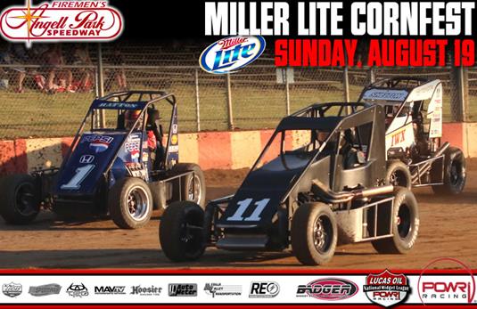 Miller Lite Cornfest Angell Park Speedway Sun, August 19th