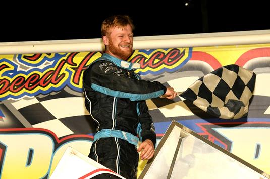 Whittall does the wing dance at Port Royal Speedway