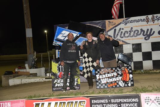 Hensley Scores Initial WingLESS Of Season While Strane Takes Third Lightning Of Year At Sycamore Speedway