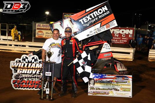 Starks Earns First Career Win at Williams Grove to Highlight Stout PA Speedweek Performance