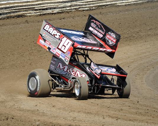 Brent Marks finishes 12th to close out Vegas doubleheader with World of Outlaws