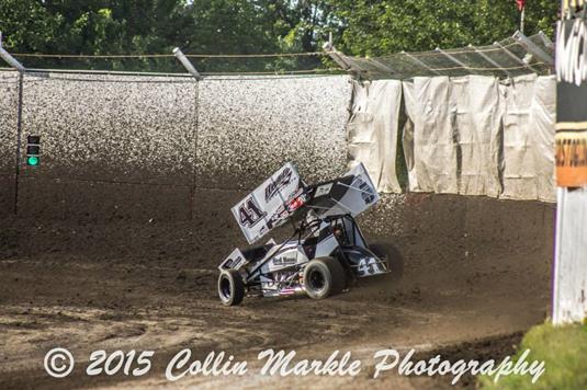 Scelzi Rallies from 17th to Seventh During Feature at Keller Auto Speedway