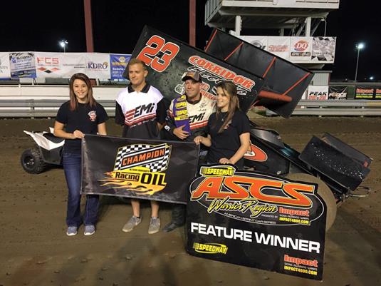 Bergman Captures ASCS Warrior Region Win at Missouri State Fair Speedway