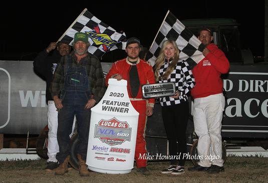 Brewer, Flud and Benson Capture Lucas Oil NOW600 Series Victories at Red Dirt Raceway