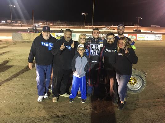 Michael Fanelli Parks it at the Sprint Car Stampede in Albuquerque