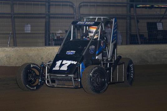 Golobic Glides to First USAC Midget Victory in DuQuoin's Shamrock Classic
