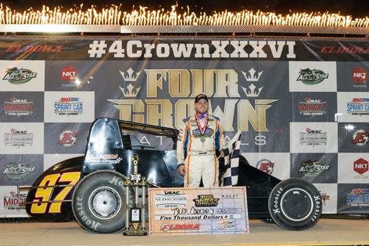 COURTNEY CAPS SILVER CROWN SEASON WITH FIRST SERIES WIN AT THE 4-CROWN