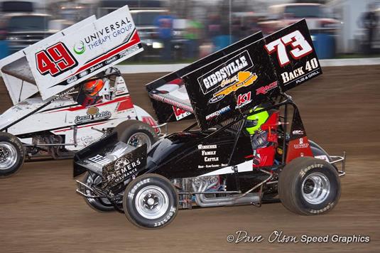 Bowers Shows Speed During IRA Sprint Car Series Season Opener