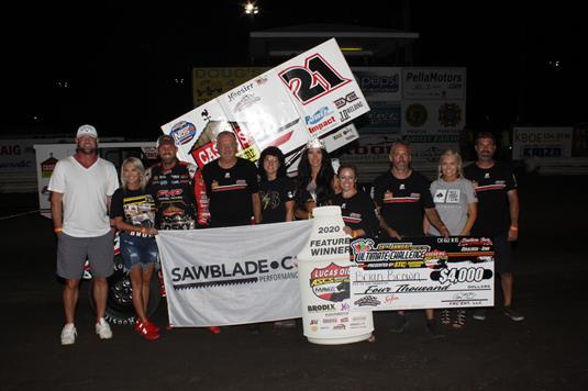 Brian Brown Triumphant With Lucas Oil ASCS At Sage Fruit Ultimate Challenge