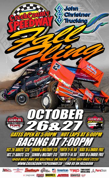 POWRi West Sooner Series Wraps up with Creek County’s Fall Fling!