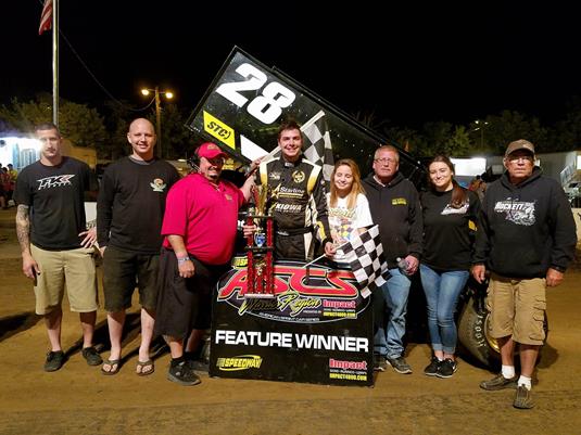 Jonathan Cornell Scores At Double X Speedway With ASCS Warrior Region