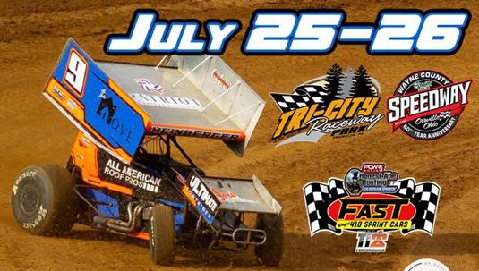 POWRi FAST on DIRT Sprint Series Return to Tri-City Raceway Park and Wayne County Speedway