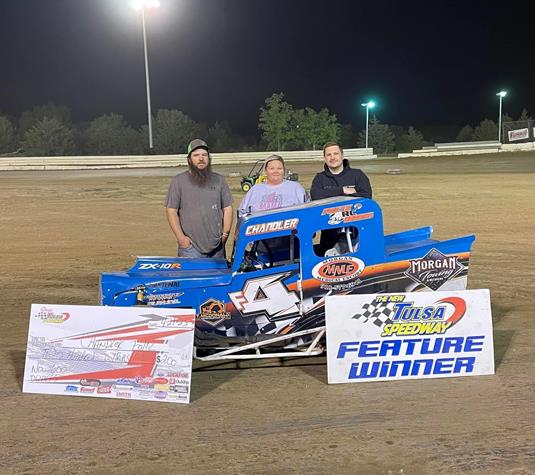 Chandler Foltz Wins Again at Tulsa Speedway with NOW600 Sooner State Dwarf Car Series!