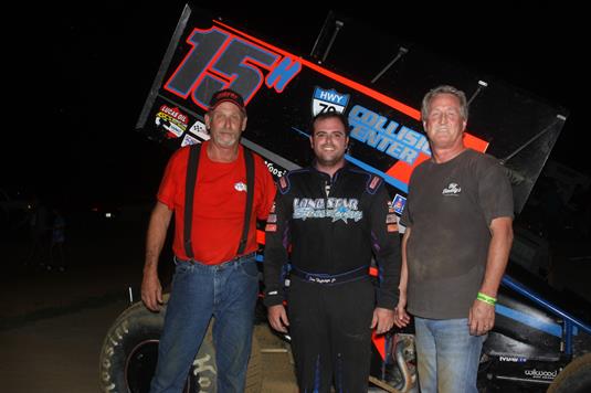 He's Back! Sam Hafertepe, Jr. Tops ASCS Red River at Outlaw Motor Speedway