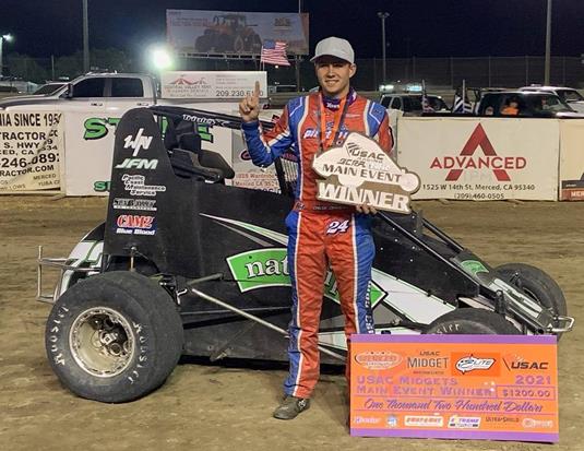 Chase Johnson Enjoys Successful Start to July With USAC Western States Midget Win and Top 10s in New Sprint Car Ride