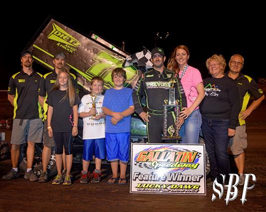 Phil Dietz Tops ASCS Frontier at the Gallatin Speedway