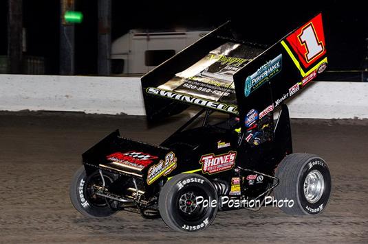 Swindell Makes Gains During World of Outlaws Doubleheader at Knoxville