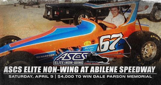 ASCS Elite Non-Wing At Abilene Speedway This Saturday