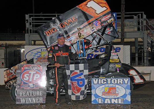 Swindell Powers to First World of Outlaws Win of Season for His Big Game Motorsports Team