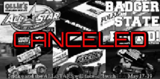 Unfavorable Forecast Forces Cancellation of All Star/IRA Wisconsin Triple-Header