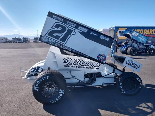Price Knocks Dust Off During World of Outlaws Event in Las Vegas