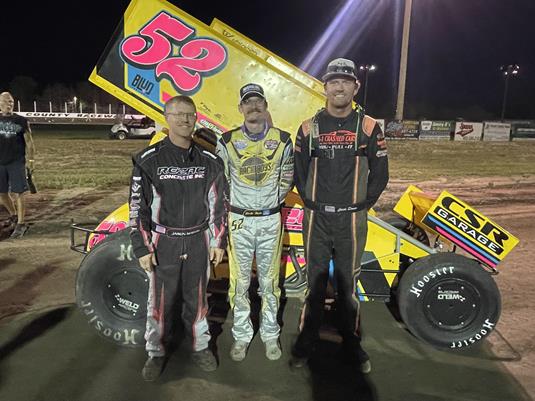 Hahn Rallies For Epic ASCS Score Over Dover At Boone County Raceway