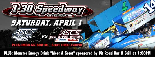 ASCS Mid-South and Red River Regions Face Off At I-30 Speedway This Saturday