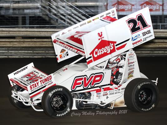 Brian Brown Captures Two Top 10s at Knoxville Raceway With World of Outlaws