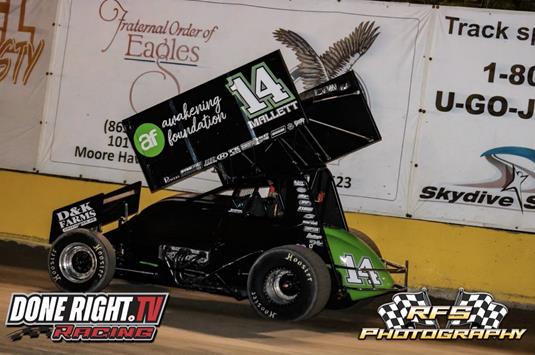 Mallett Captures Third-Place Result During Rain-Delayed ASCS National Tour Feature at 81 Speedway