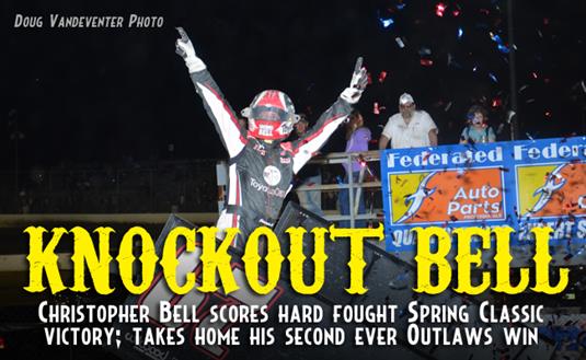 Christopher Bell Battles at Pevely for Second Ever Outlaws Win