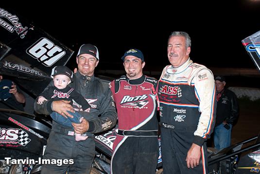 Tim Kaeding holds off charging Brent Kaeding to claim victory at Placerville Speedway