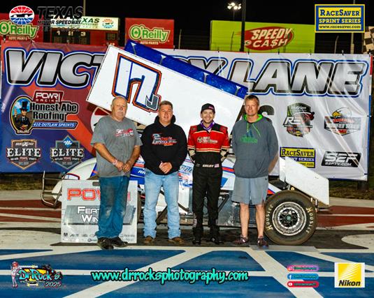 Colby Stubblefield Earns POWRi 305 Sprint Win at Texas Motor Speedway Dirt Track