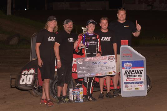 Crews Captures First POWRi Win & Becomes Youngest Winner in League History