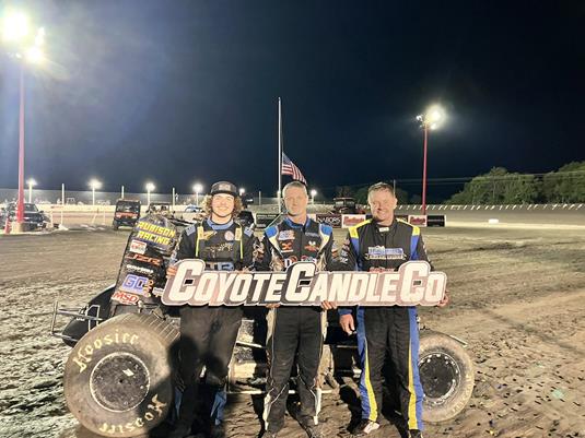 Justin Zimmerman Wins with POWRi Elite Non-Wing Sprints at RPM Speedway