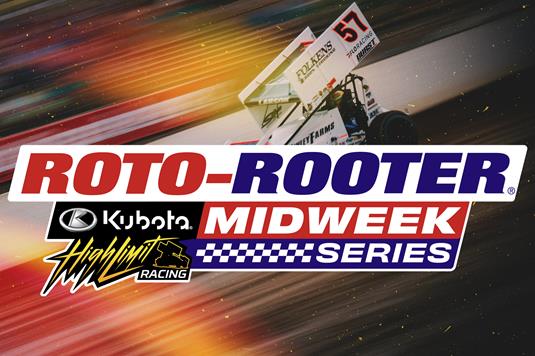 Roto-Rooter to Back the Kubota High Limit Racing Midweek Series in 2025