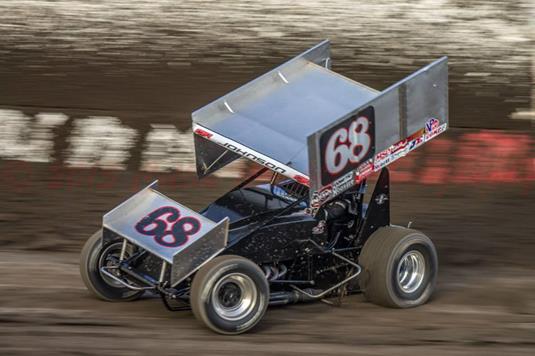 Johnson Earns Best Career 410ci Feature Result of Sixth at Placerville